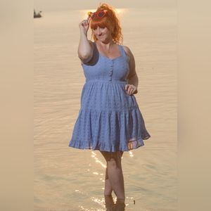 Periwinkle Sun strap dress
